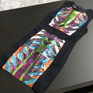 BeBe size small never worn sequin dress